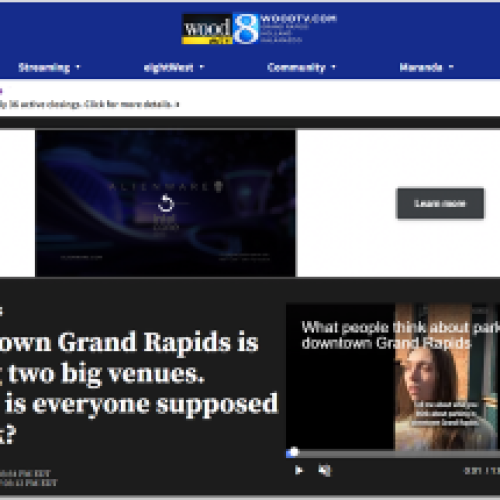 WOODTV Interview with Professor Dr. Chad Frederick